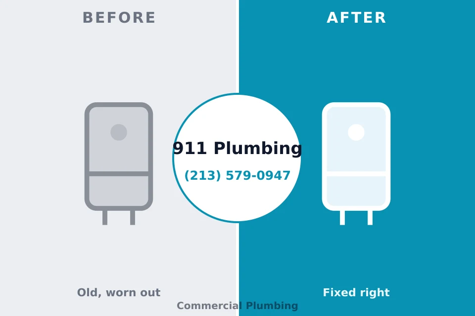 Before and after: plumbing repair Arthur, IL